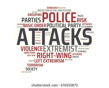 - EXTREMISM - image with words associated with the topic EXTREMISM, word, image, illustration