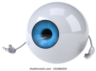 Human Eyeballs Glasses On White Background Stock Vector (Royalty Free ...