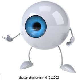 Eye Ball Character Ok Gesture Isolated Stock Illustration 1096720505 ...