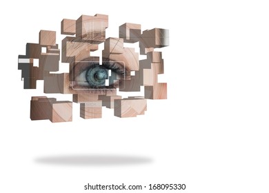 Eye analysis on abstract screen