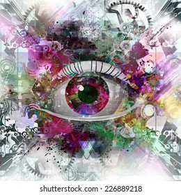  Eye background