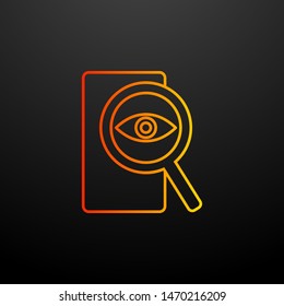 Eye in document nolan icon. Elements of virus antivirus set. Simple icon for websites, web design, mobile app, info graphics - Powered by Shutterstock - Get 15% off with code: PIKWIZARD15