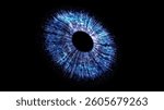 Eye Iris Digital Abstract Concept Entertainment Technology Artificial Intelligence