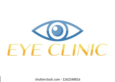 3d Golden Shiny Eye Shape Logo Stock Vector (Royalty Free) 755390860