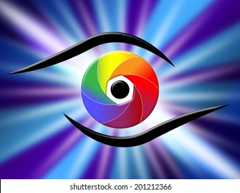 Eye Spectrum Meaning Colour Splash And Eyes