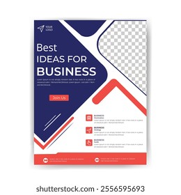 Eye-Catching corporate business flyer template for company branding   - Powered by Shutterstock