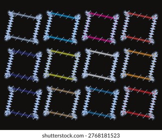Eyecatching  Multicolorful  Design  For Digital Work  