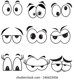 Yeux Dessin Anime Images Photos Et Images Vectorielles De Stock Shutterstock