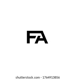 Fa Logo Design Companies Stock Illustration 1764913856 | Shutterstock