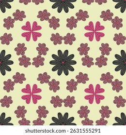 Fabric pattern  flowers
