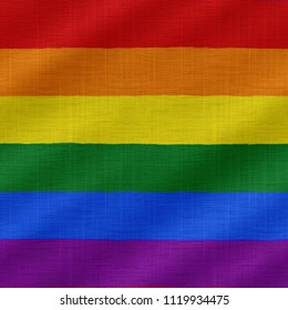 gay pride rainbow fabric