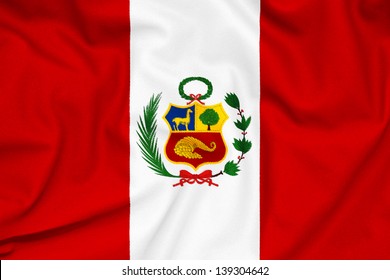 Fabric Texture Peru Flag Stock Illustration 139304642 | Shutterstock