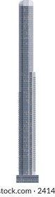 Facade view of moden building - skyscraper