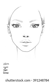 Free Printable Face Charts For Makeup Artists