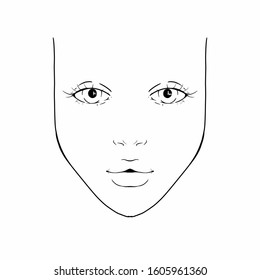 1,416 Contouring face chart Images, Stock Photos & Vectors | Shutterstock