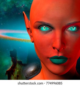picture Female Xenomorph Artwork shutterstock