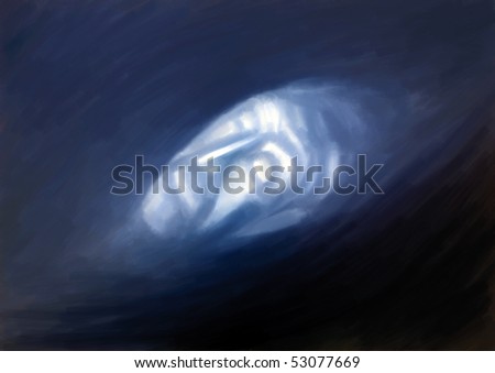Face of ghost