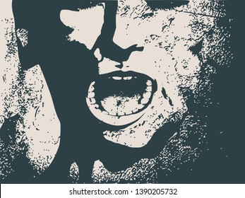 Half Old Half Young Face Stock Illustrations Images Vectors Shutterstock