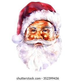 face of Santa Claus, Christmas card