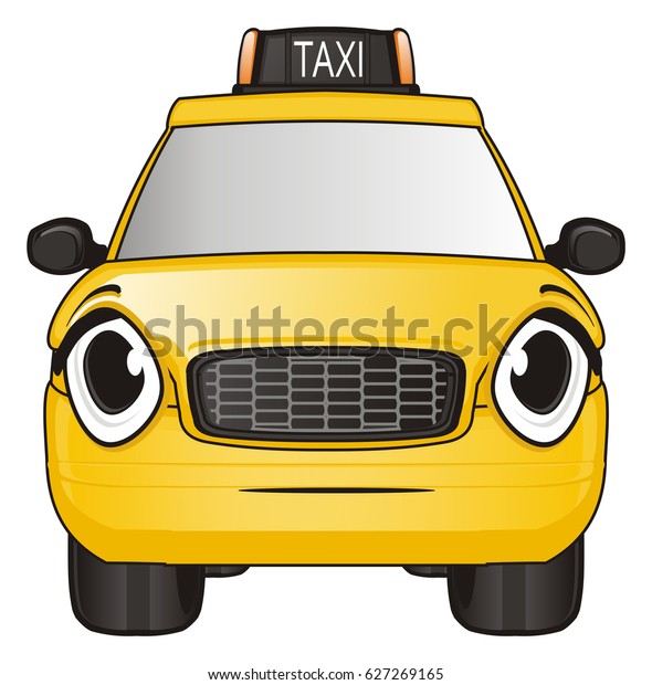 face of taxi car with out
emotion