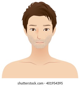 facial care of men "beard"