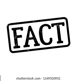 Fact Stamp On White Background