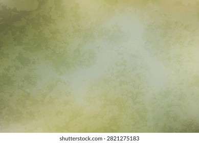 Faded soft green background with subtle patterns of trees and foliage.