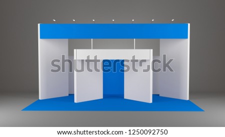 Download Fair Trade Booth Mockup Booth Template Stock Illustration ...