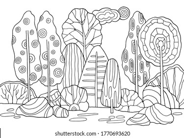 Simple Colouring Page Hd Stock Images Shutterstock