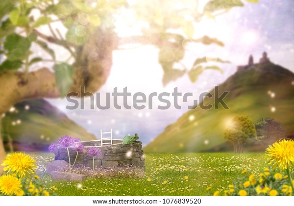 Fairy Tale Frog Prince Set Picture Stock Image Download Now