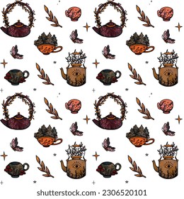 Fairy Tea Party seamless