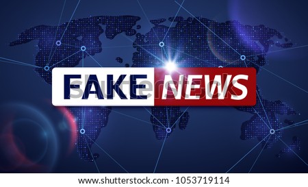 Similar – Image, Stock Photo Fake news text and website on the background.