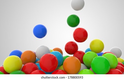 falling colorful balls 2