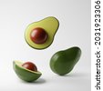 3d avocado