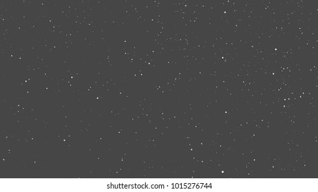 Falling Snow Animation Loop Background. Animation Of Falling Snow On Black Background. Loop Footage