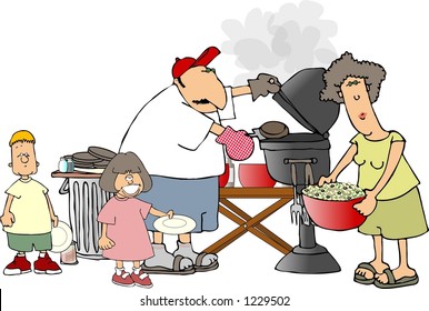 Family BBQ - Powered by Shutterstock