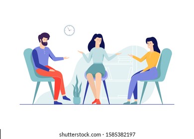 話を聞く のイラスト素材 画像 ベクター画像 Shutterstock