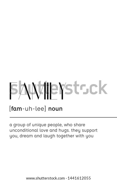 家庭英語の用語定義 を説明する言葉 のイラスト素材