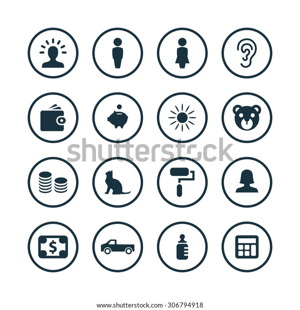 family icons\
universal set for web and\
mobile