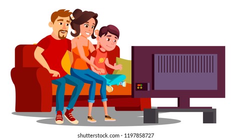 Father Son Play Video Games Sitting Stock Vector (Royalty Free ...