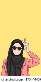 Fan Art Beuty Hijab Girl