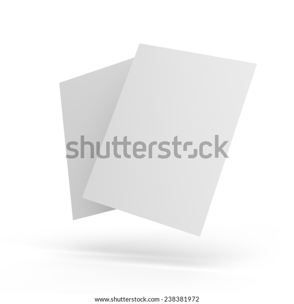 Fan Leaflets Sheets Paper A4 Size Stock Illustration 238381972 ...