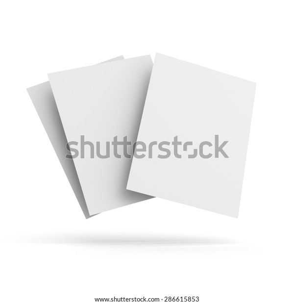 Fan Leaflets Sheets Paper A4 Size Stock Illustration 286615853 