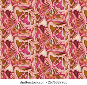 fancy allover pattern seamless floral pattern new digital print textile design