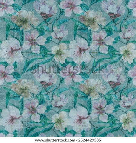 fancy allover pattern seamless floral pattern new digital print textile design