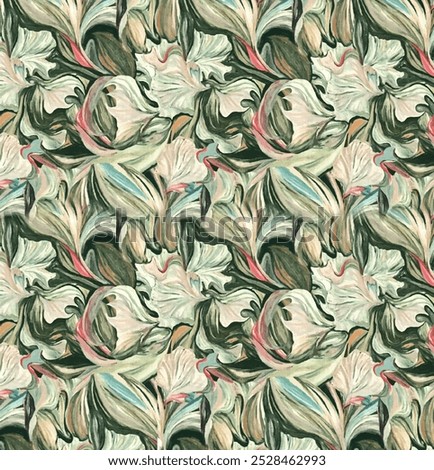 fancy allover pattern seamless floral pattern new digital print textile design