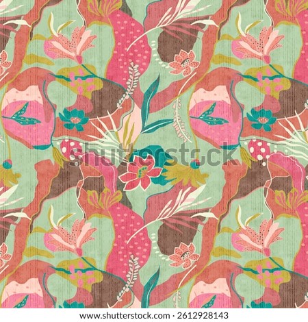 fancy allover pattern seamless floral pattern new digital print textile design