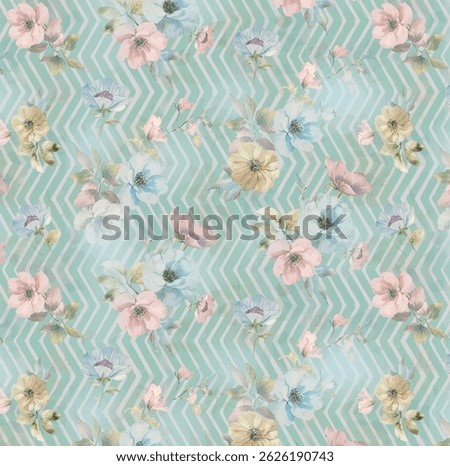fancy allover pattern seamless floral pattern new digital print textile design