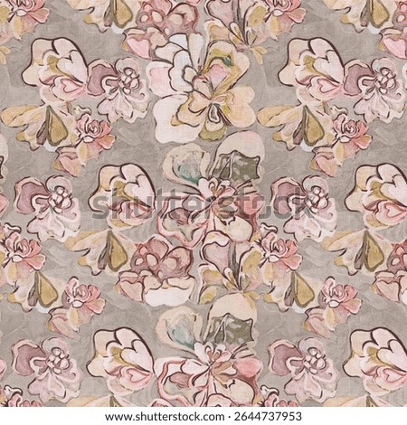 fancy allover pattern seamless floral pattern new digital print textile design
