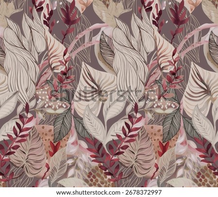 fancy allover pattern seamless floral pattern new digital print textile design